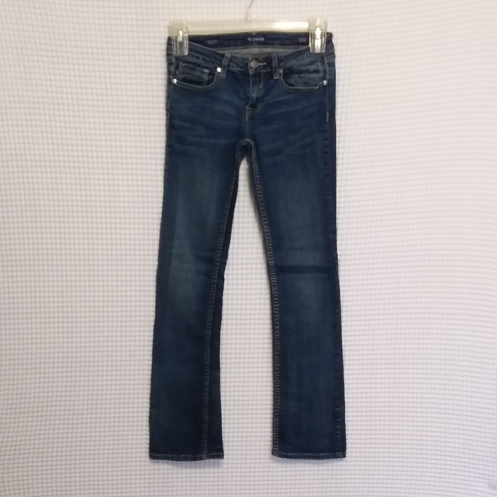 VIGOSS MID WASH NEW YORK BOOT CUT STRETCH JEANS